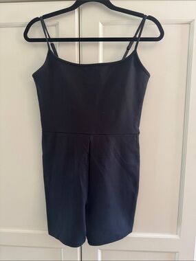 Abercrombie and Fitch Black Spaghetti-Strap Romper/Bodysuit Women & Jumpsuits